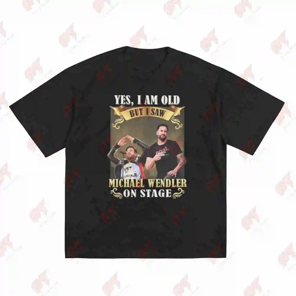 Michael Wendler German Lyrics Stage Print Cult Short Sleeve Tee 100% Cotton T-Shirt