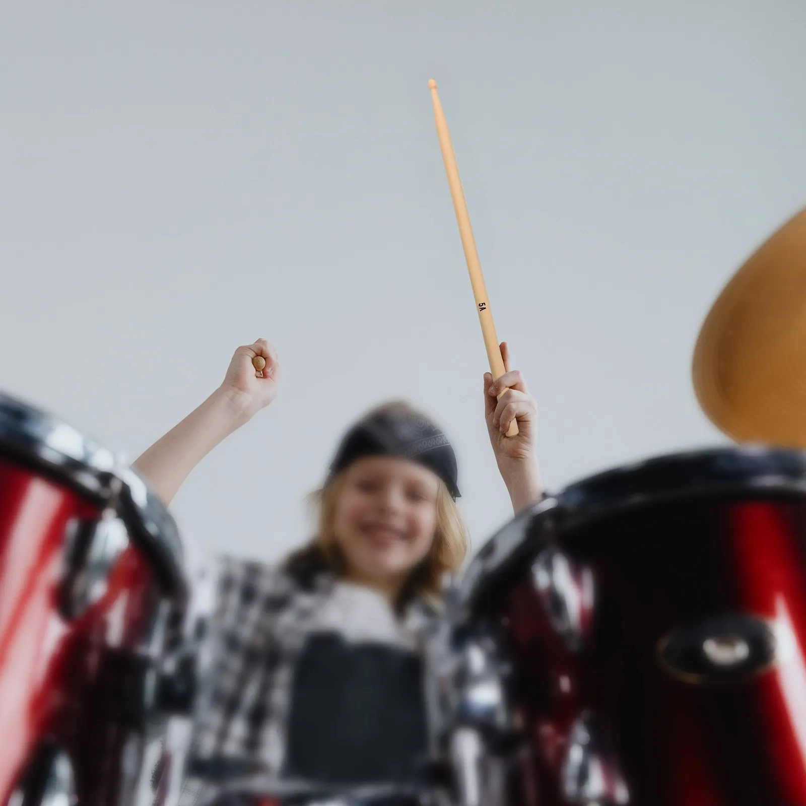 

4Pcs Universal Maple Drumstick Economical Choice Comfortable Grip Lasting Suitable for Various Drums Accessories