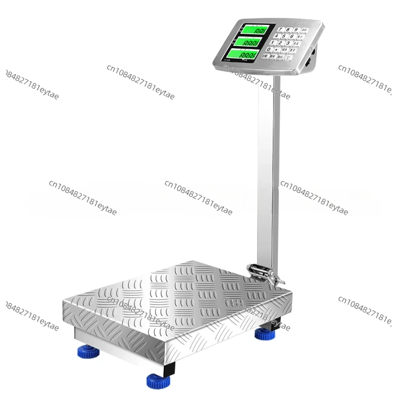 Stainless steel waterproof folding table scale 150kg commercial electronic scale 100kg