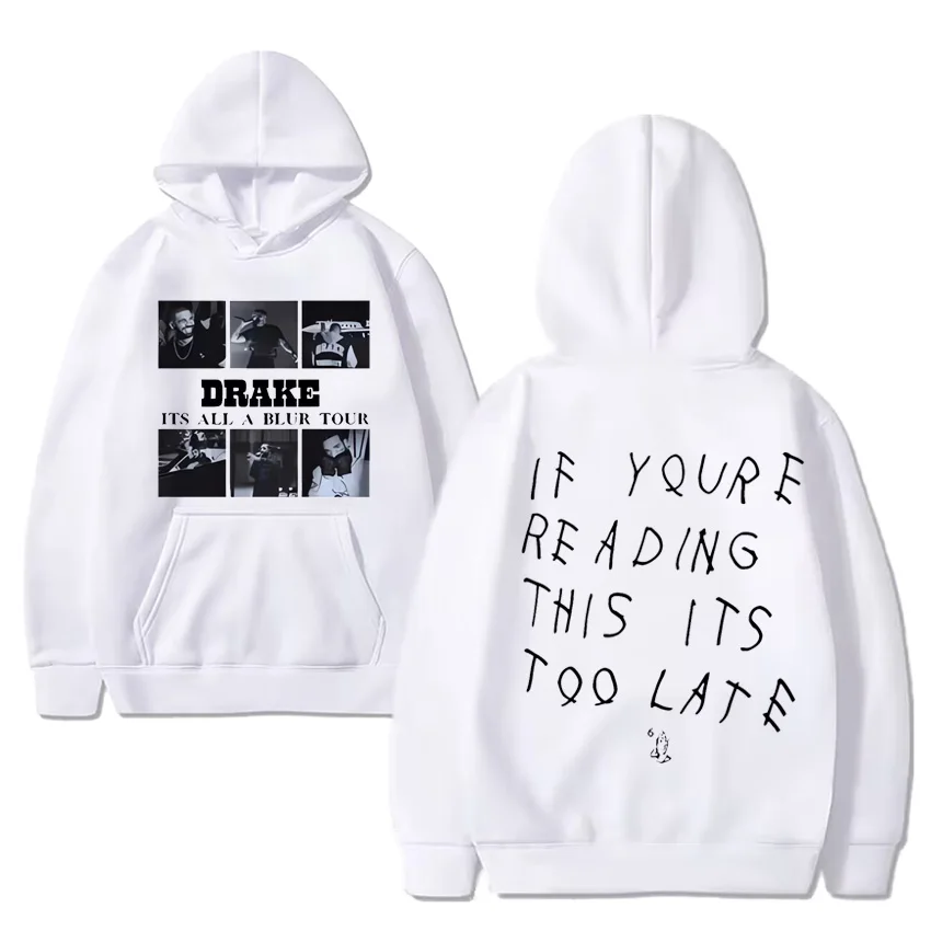 Rapper Drake Hoodie Graphics Hoodie Men Women Hip Hop Oversized Pullover streetwear Long sleeve Unisex Fleece Hooded Sweatshirt
