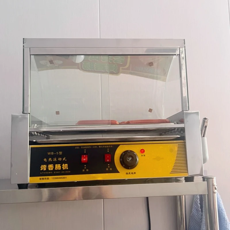 

Новая машина для хот-догов с колбасой, коммерческая новая техника из армированного закаленного стекла, независимая двойная температура, энергосбережение, энергосбережение