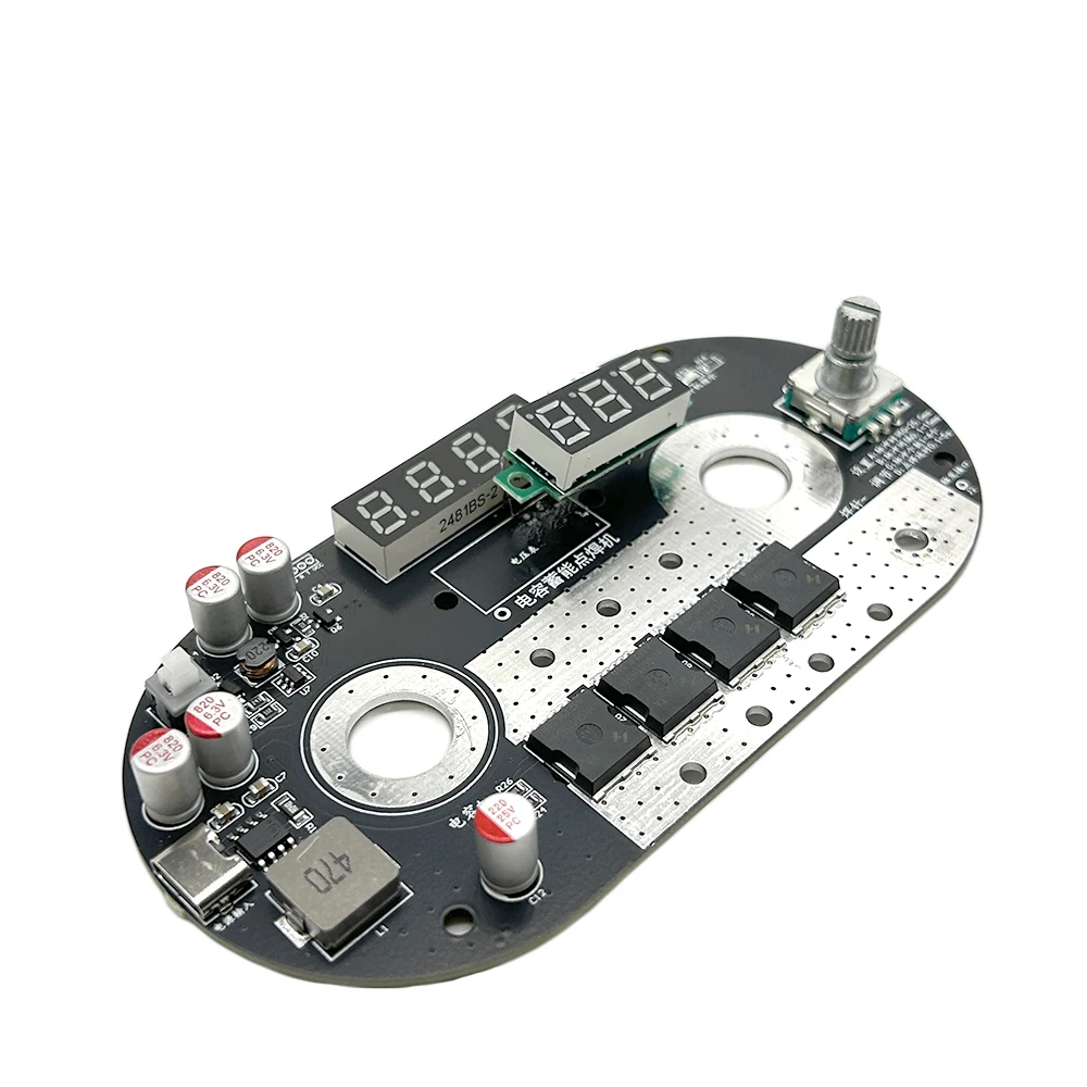 5.4V1500F Welding Plate Portable Accessories Soldering Pens With Voltmeter Display DIY Energy Storage Household Welding Machine