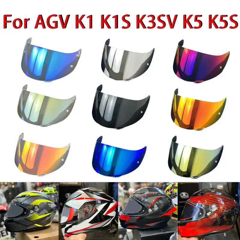 

K1 Motorcycle Helmet Shield for AGV K5S K5 K3SV K1S Visera Casco Moto Visor K3SV UV Protection Lens Full Face Helmet Visor