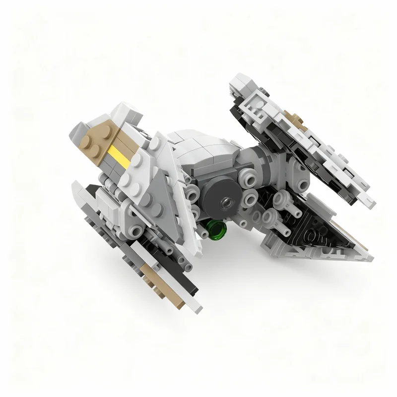 180pcs MOC Star Battle UCS TIE Avenger Advent DAY 9 Horizon Model Building Blocks Architecture Idea Brick Christmas Gift Toy