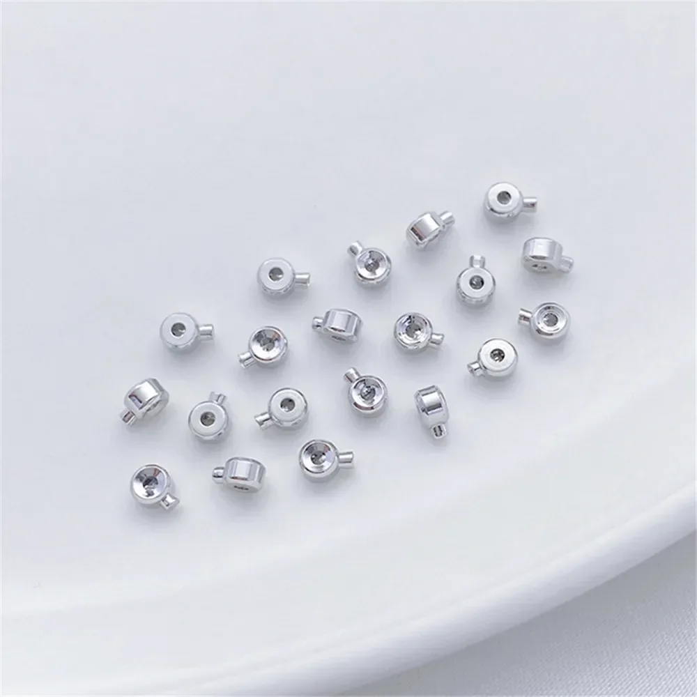 14K goud verpakt smalle editie positionering gesp, handgemaakte DIY armband ketting, sluiting clip gesp, accessoire K063