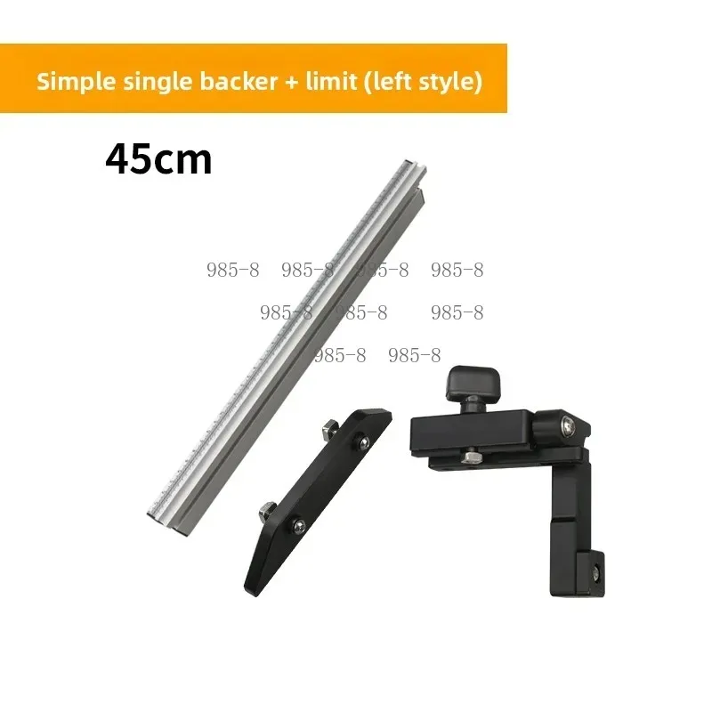 Universal Woodworking Push Handle With Simple Fence, Fit Table Circular Band Saw Router, Flip Mount Design Wood Cutting Auxiliar