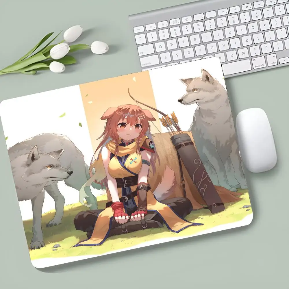 Korone Inugami MINISO Mouse Pad e-sport pemain Game Aksesoris permainan Keyboard Pad Gamer Desktop Mat Deskmat Keyboard Pad XXL