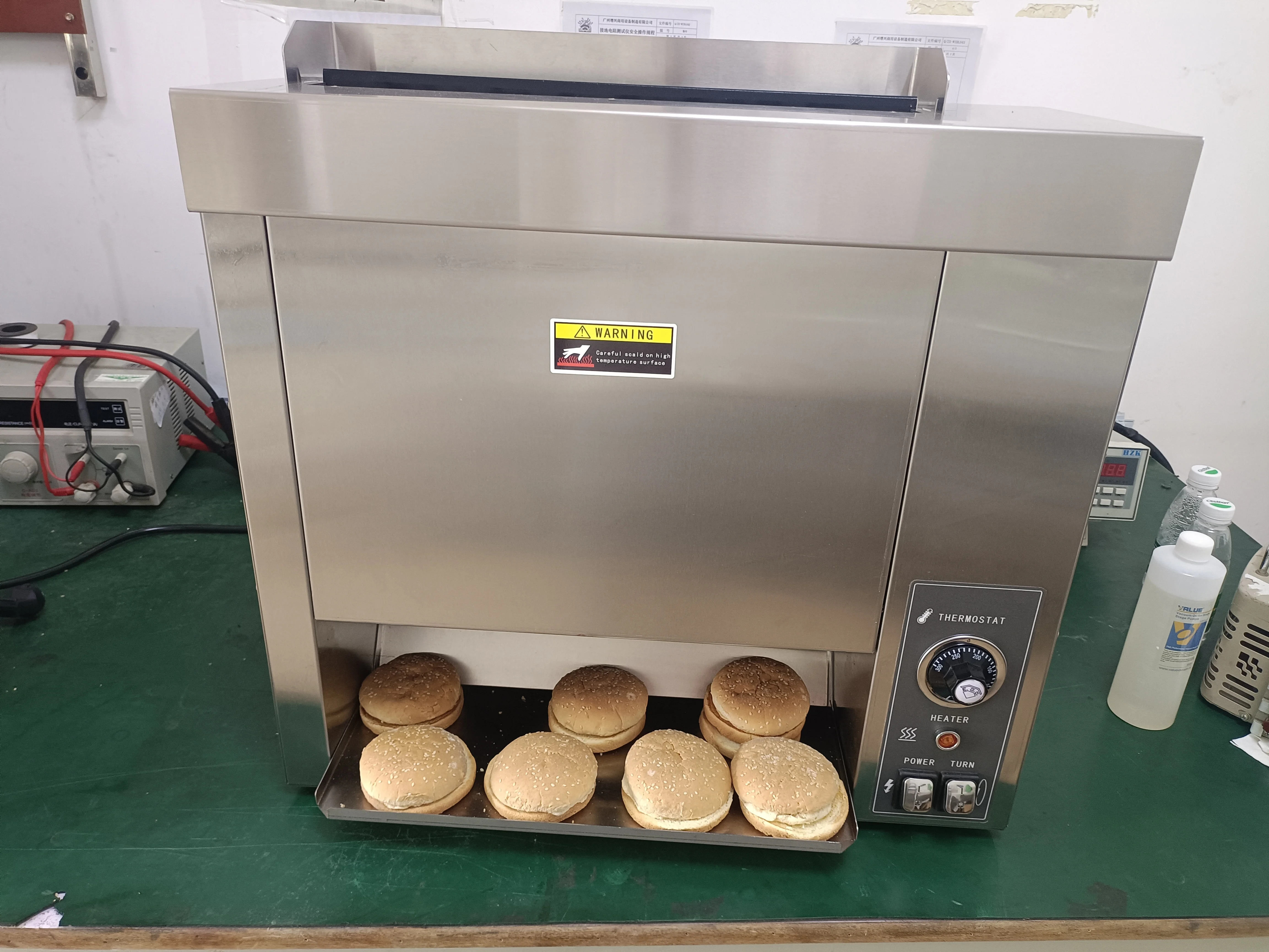 KFC  Hamburger Bun Toaster Burger Cooking Machine Equipment for Fast Food Restaurant