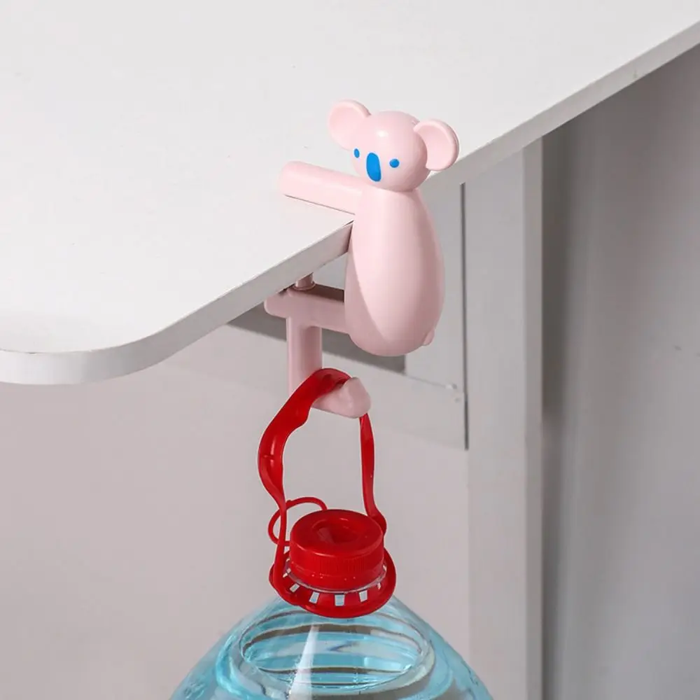 New Portable Desk Side Hanging Bag Hook Multifunctional Adjustable Table Bag Holder Cartoon Animal Durable Table Backpack Hook