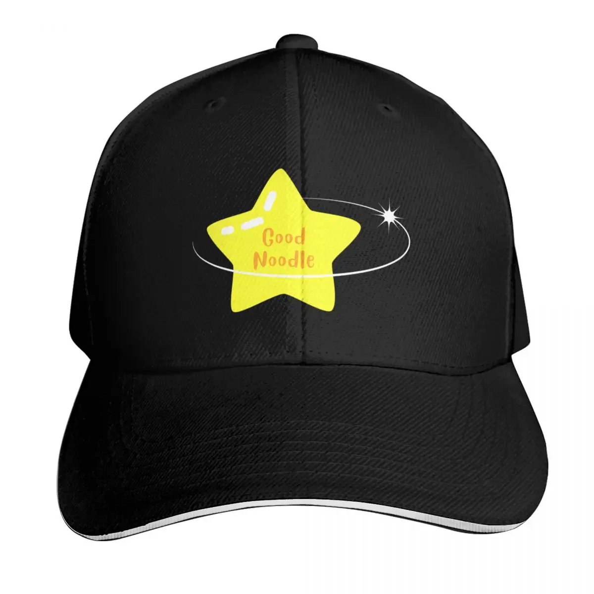 1 Big Good Noodle Award Star Yellow Classic T-Shirt Baseball Cap Men Women Casual Summer Sport Sun Cap