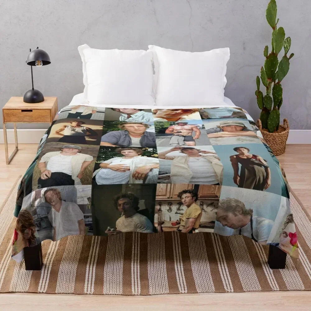 

Jeremy Allen White Throw Blanket Warm Plush Fuzzy Blanket for Living Room