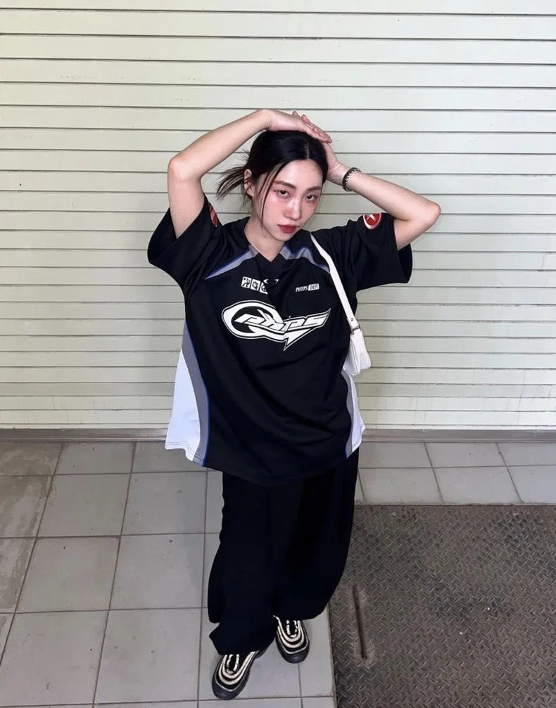 

NCT Huang Ren Jun Heavyweight Fooall Qui Dry Loose Sport ort Sve T irt Хлопок Лето Regular Fit круглый Ne