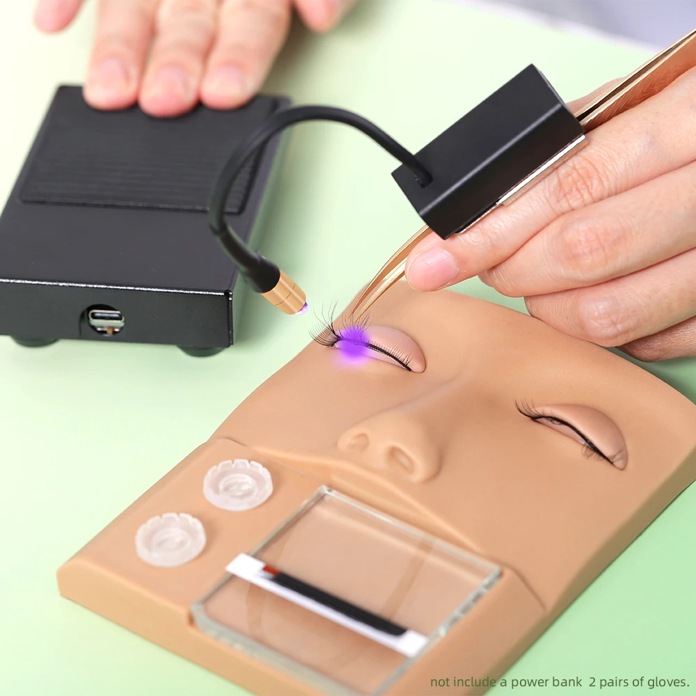 

Pinky Leem New Hot Sale Adjustable UV Lash Lamp Fast Drying Eyelash Extensions Glue Dryer with LED Light Beauty Salon