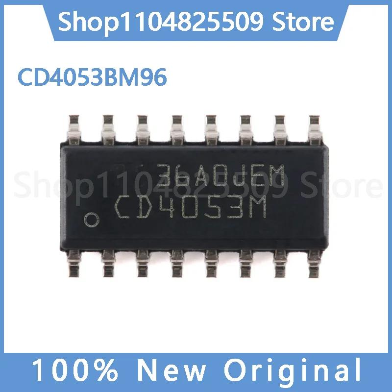 (5~30pcs) pcs 100% Original New CD4053BM96 — SOIC-16, CMOS Triple 2-Channel Analog Multiplexer IC