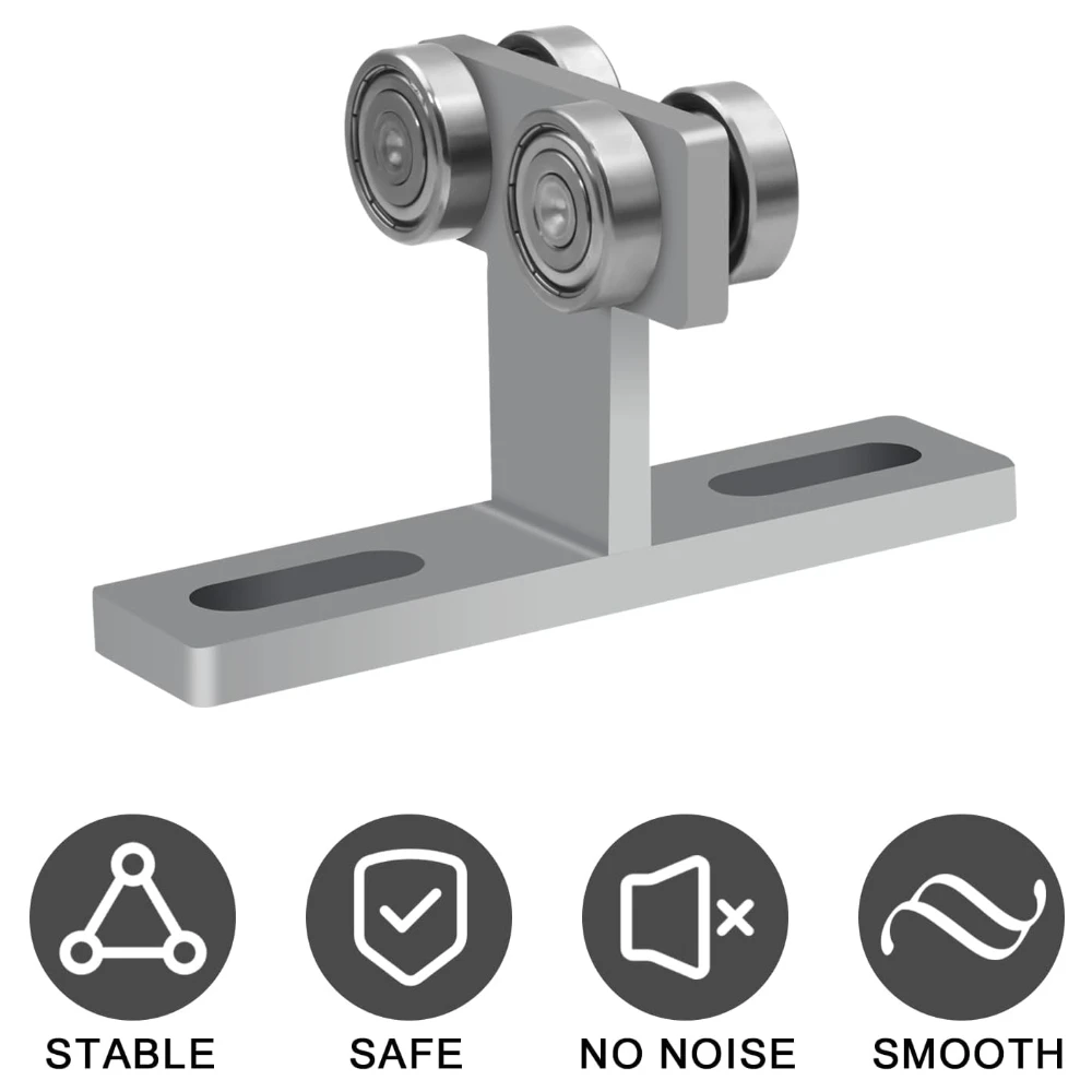 Rullo di installazione per paranco elettrico da 2 pezzi da utilizzare con larghezza 1-5/8" e tutto da 1-5/8" o carrello a 4 ruote con puntone più alto