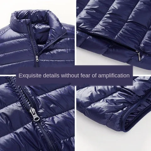 Winter Autumn men Ultralight Jacket White Duck Down Coat Men Down Jackets Winter Male Casual down jacket Coat Warm Parka 6XL