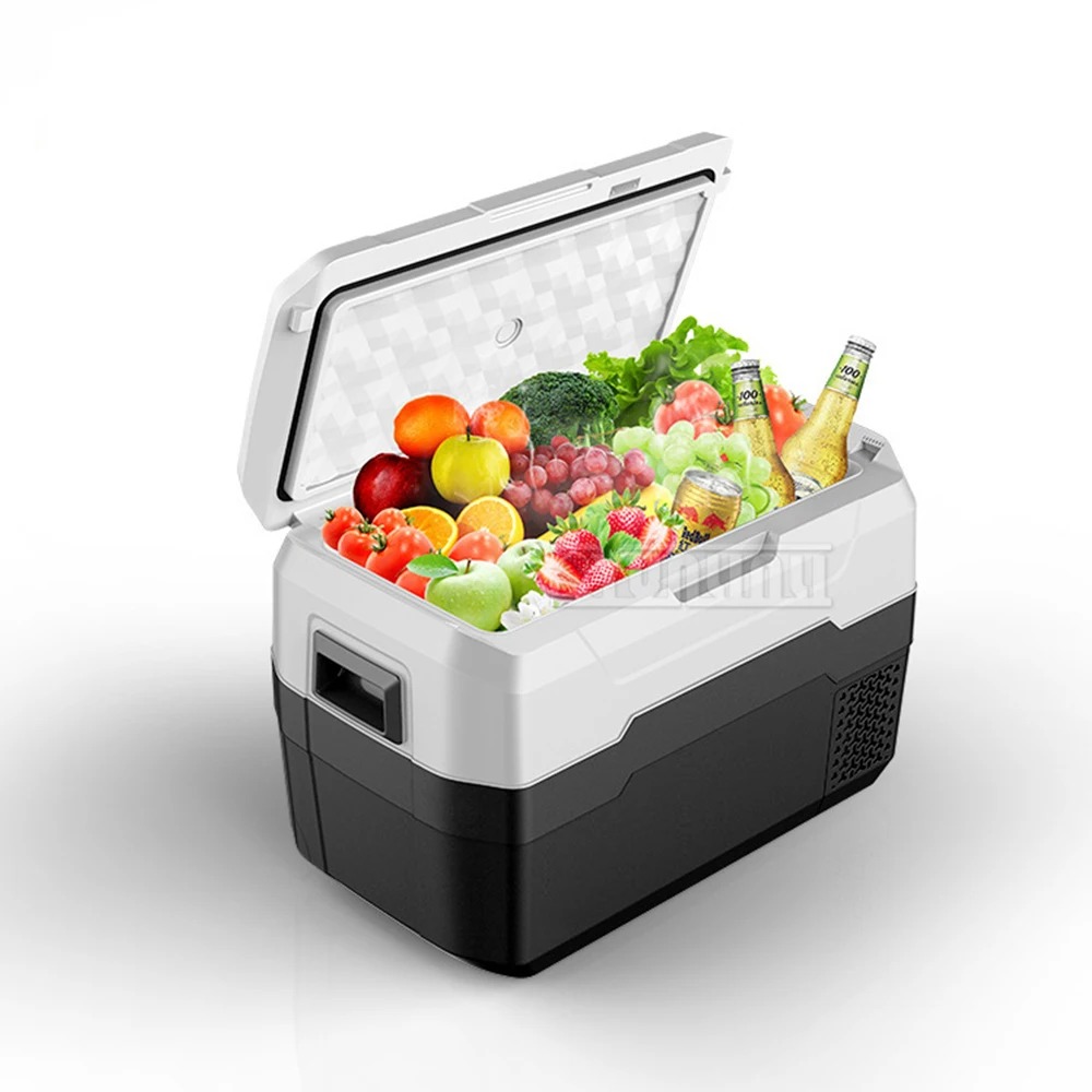 Refrigerador portátil para coche de 30L, compresor para exteriores, congelador, para acampar, Geladeira, Frigo, portátil