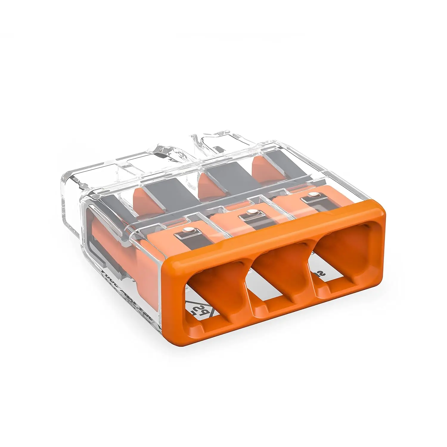 Splicing Connector for Solid and Stranded Conductors 3-Conductor Orange Cover[Bag of 2500 Pieces]