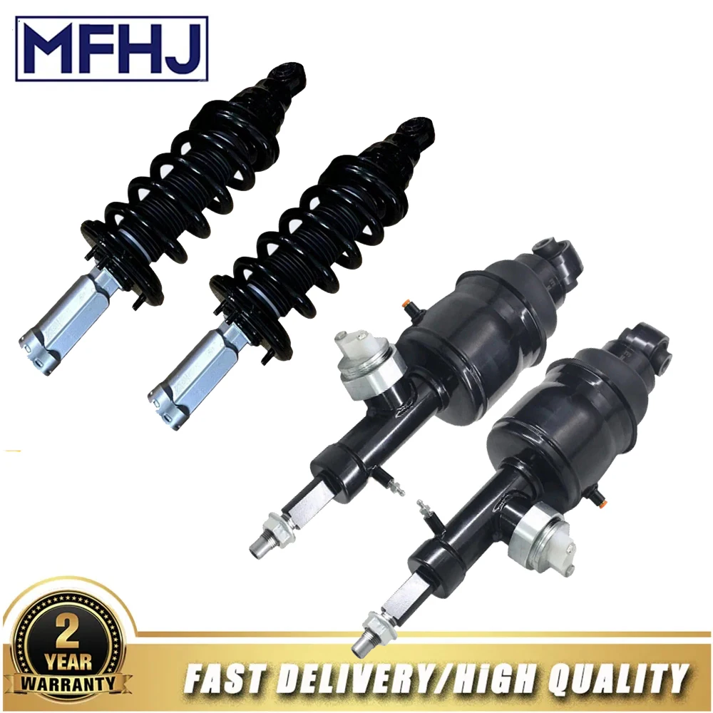 4PCS Front Hydraulic Spring Shock Struts + Rear Air Shock Absorbers Assys For Infiniti QX56 QX80 2011-2021