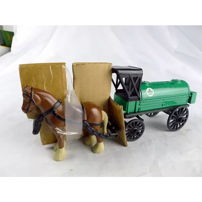 

ERTL масштаб 1:16 UFA лошадь и вагон классическая американская пластиковая модель каретки Коллекционная игрушка в подарок сувенир дисплей орнамент