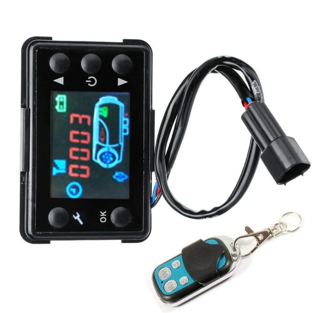 

Universal Diesel Air Heater LCD Monitor Controller Remote Controller For 12V Vehicle Cars Trucks Diesel Vehicles
