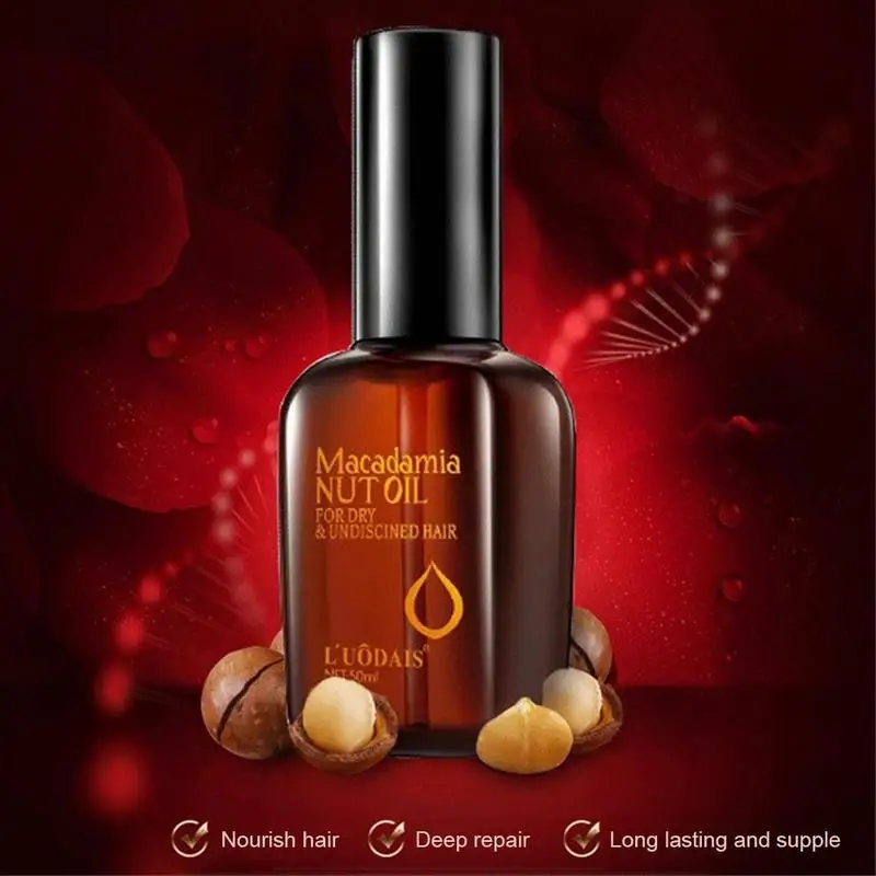 50ML Multi-functional Moroccan Argan Hair Oil Hair Moisturizing Repair Dry Damage Absorbed Oils Nourish Scalp Treatments