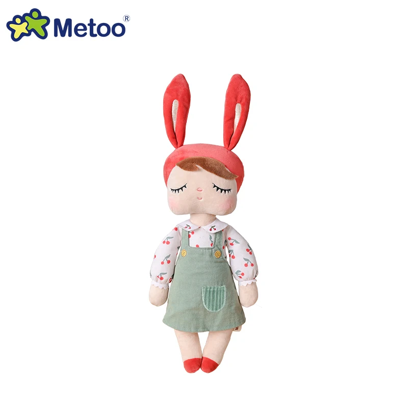 Original Metoo 35cm Angela Plushie muñeca fina estilo Pastoral conejito de peluche juguetes de peluche para niños regalos para niñas y niños