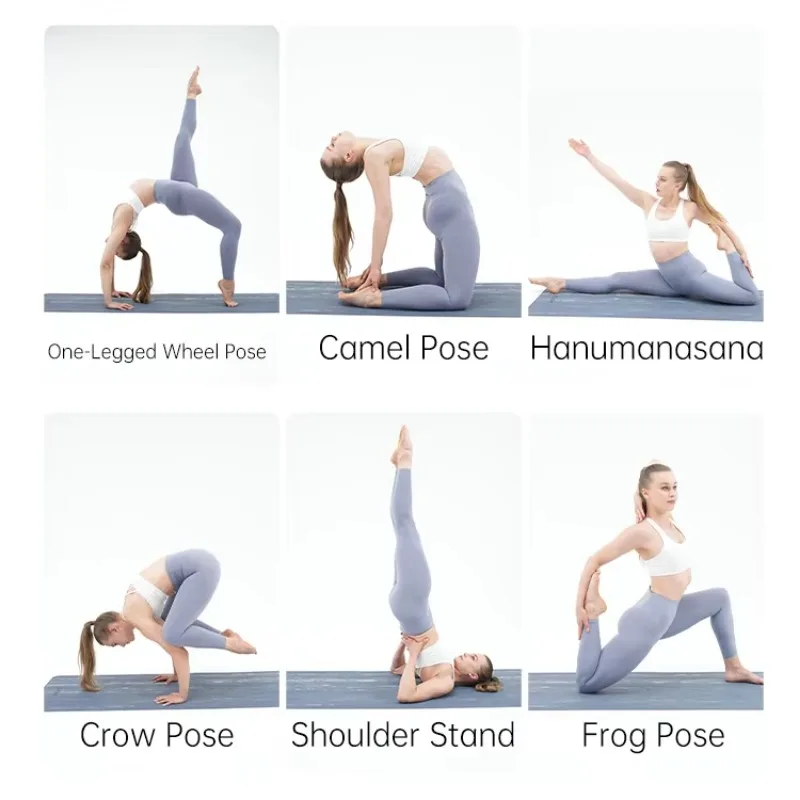 Custom Logo 6mm Single Layer TPE Anti-Slip Fitness Yoga Mat - Eco-Friendly