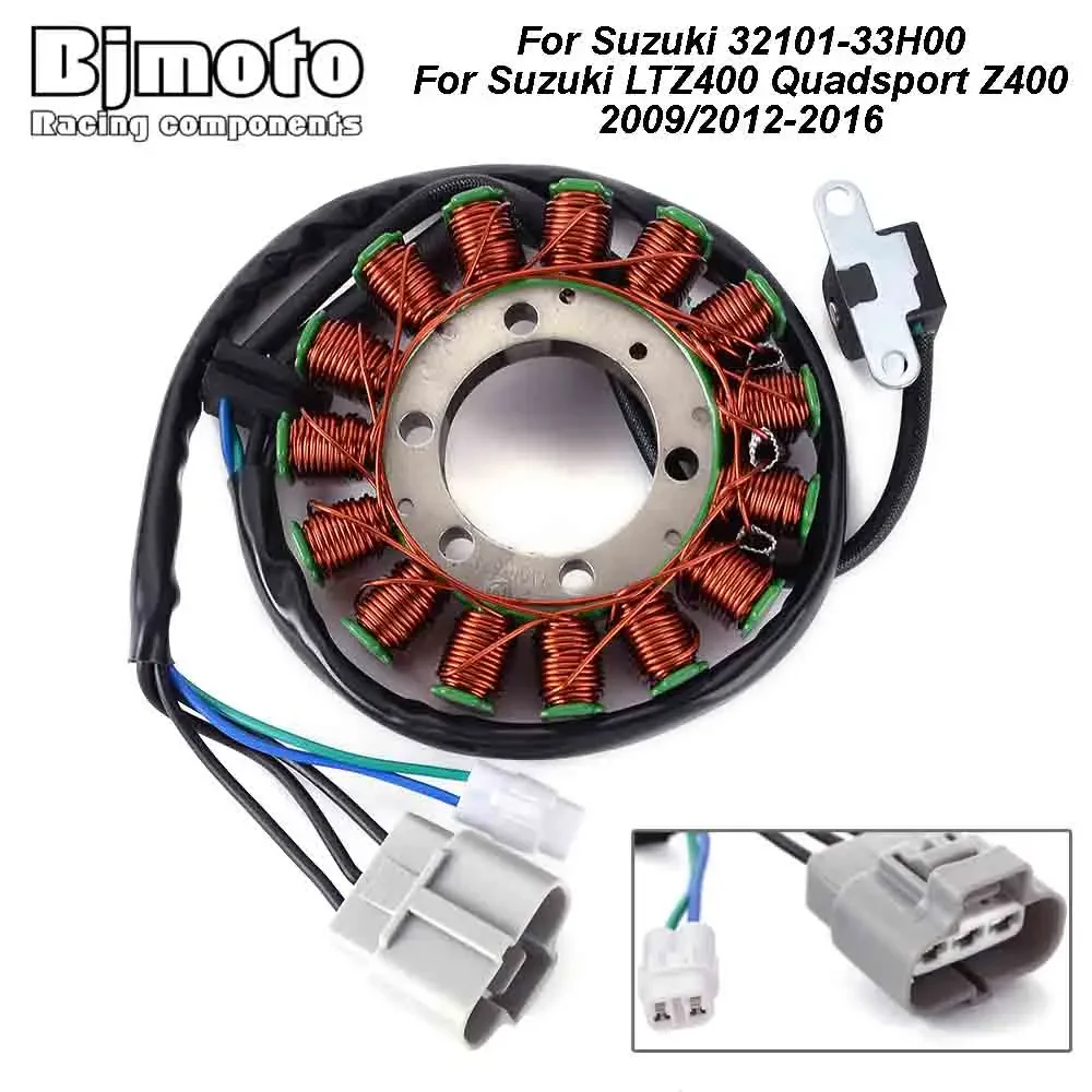 Motorcycle Generator Magneto Stator Coil For Suzuki LTZ400 LT Z400 Quadsport Z400 2009/2012-2016 32101-33H00