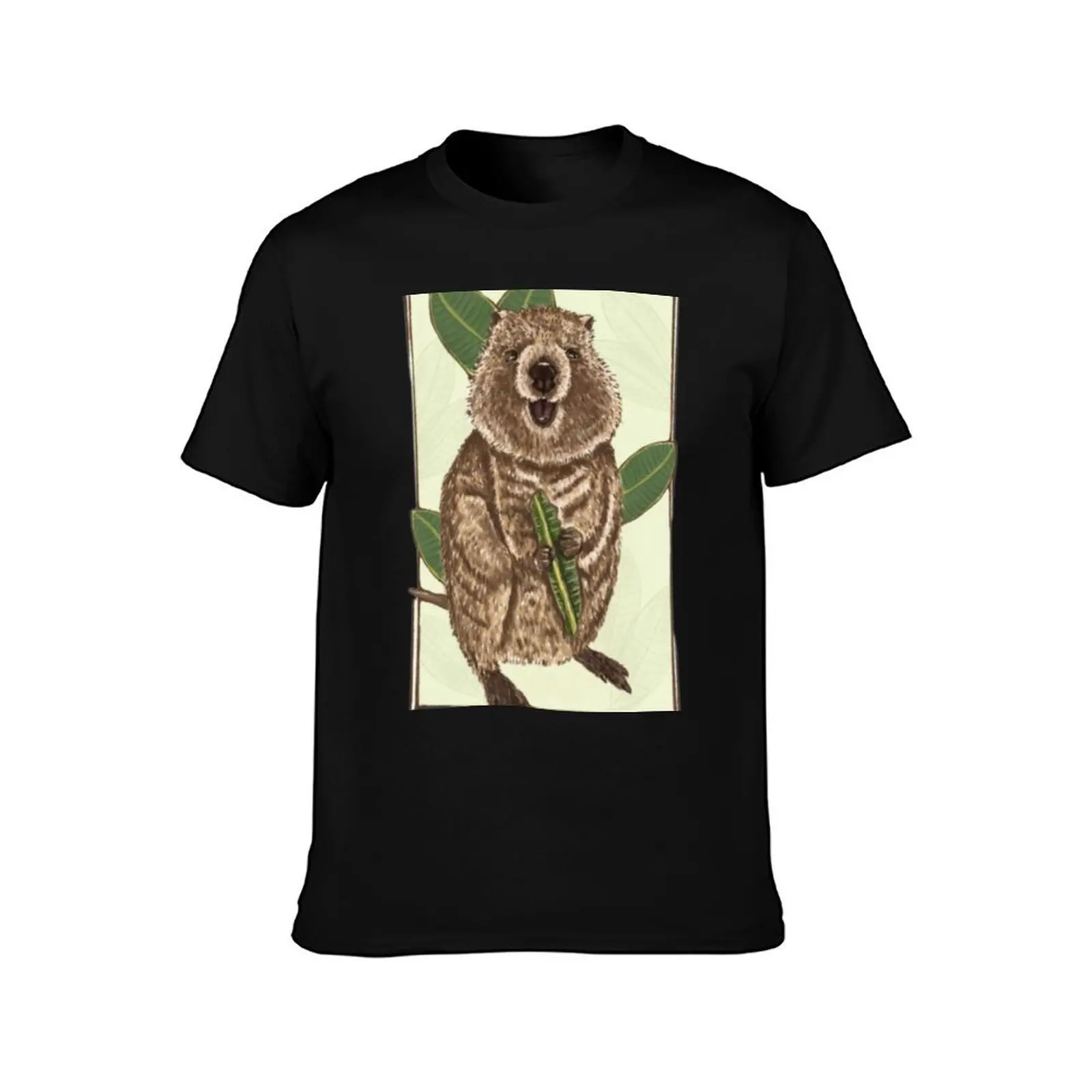 Quokka Selfies - Happy Quokka He Makes Everyone Happy! Smile like a Happy as a Happy little creature T-Shirt