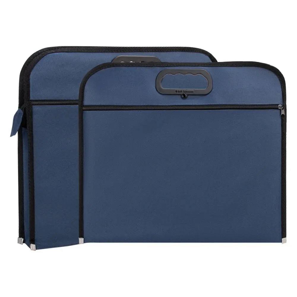 

Organizer Office Supplies Waterproof Information Bag Hand Tote Briefcase Conference Bag Handbag Canvas File Bag Document Bag