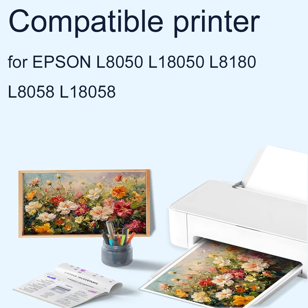 1PCS PVC ID Card Tray Compatible for EPSON L8050 L18050 L8180 L8058 L18058 - Computer Office Supply PVC ID Card Tray for EPSON