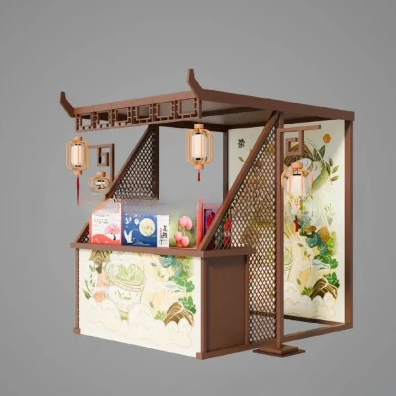Exhibition New Product Launch Special Display Stand Showcase Sales Booth Square Commercial Space Meichen Sales Booth