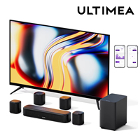 ULTIMEA 7.1CH Virtual Surround Soundbar for TV, 330W Home Theater System with Subwoofer,4 Surround Speakers,APP Control