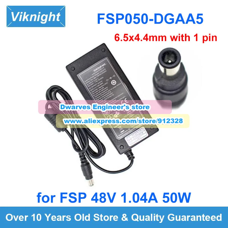 Genuine 48V 1.04A 50W FSP AC Adapter FSP050-DGAA5 9NA0501810 Laptop Charger Power Supply Z0003528