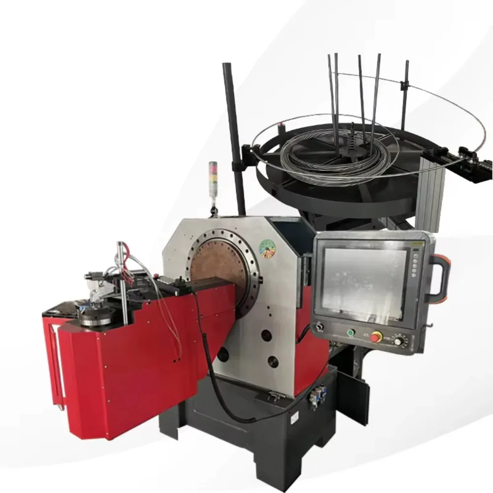 

3D CNC Automatic Wire Bender BR413CNC | Customized Steel C1018 Wire 2-13mm
