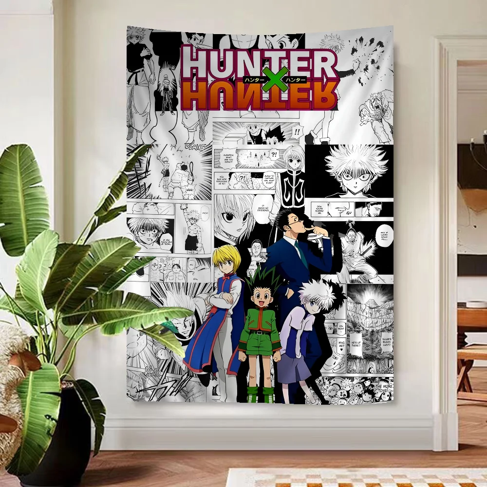 Hunter X Hunte Anime Printed Large Wall Tapestry Cheap Hippie Wall Hanging Bohemian Wall Tapestries Mandala INS Home Decor