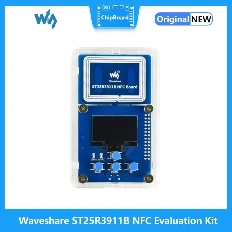 Waveshare ST25R3911B NFC-Evaluierungskit, NFC-Leser, ideal für erfrischende passive NFC-betriebene E-Papier