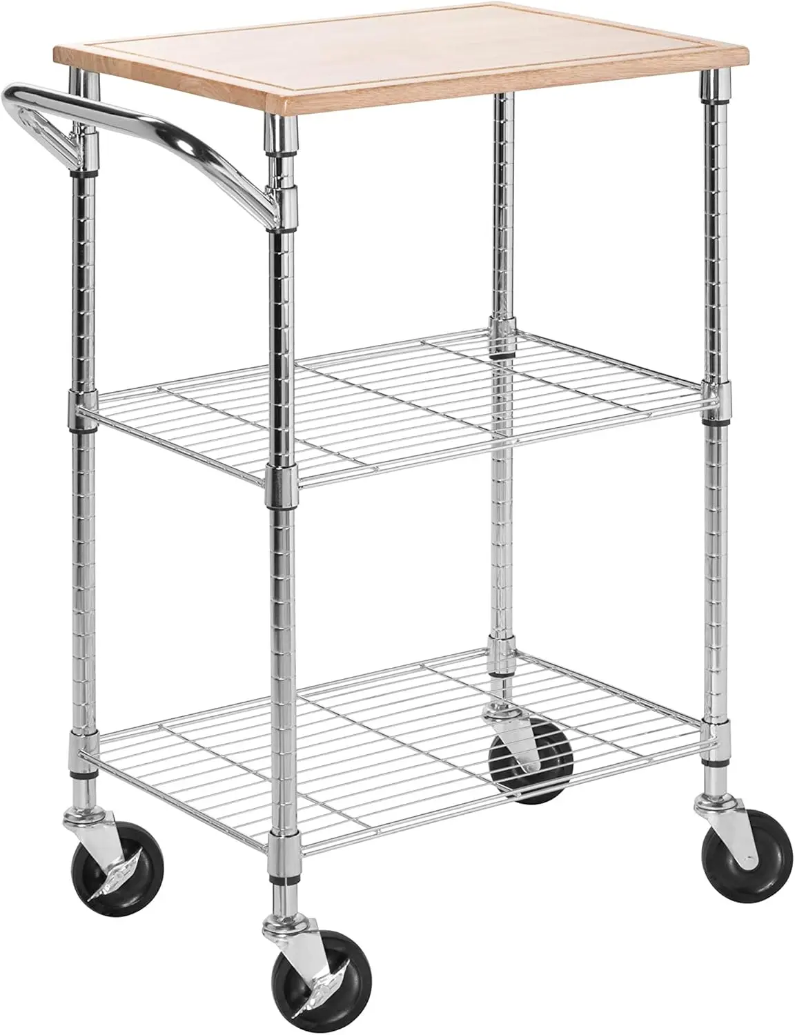 

SHF-01607 Urban rolling cart, chrome, 2-