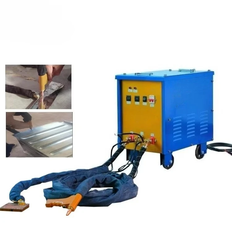 Handheld spot welding machine for stainless steel plate, production of air-cooled water soft connection resistors