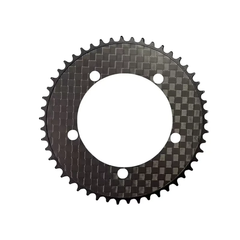 

SUNCORD 12K carbon chainring for brompton BCD130 carbon chainwheel Aluminum tooth