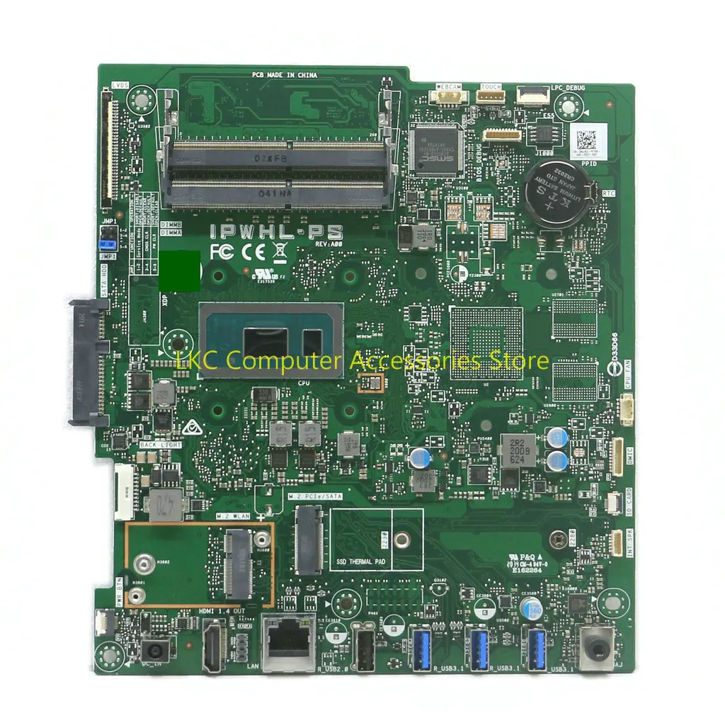 

New FOR Dell Inspiron 22-3280 24-3480 AIO All-in-one Motherboard RJJKJ 0RJJKJ CN-0RJJKJ IPWHL-PS With i5-8265u 100% Tested