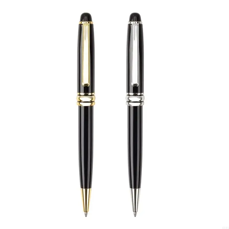 Q5WA Gel Pen Twist Ball Point Pen 0.5 mm Barrel negro para negocios en casa oficina escolar