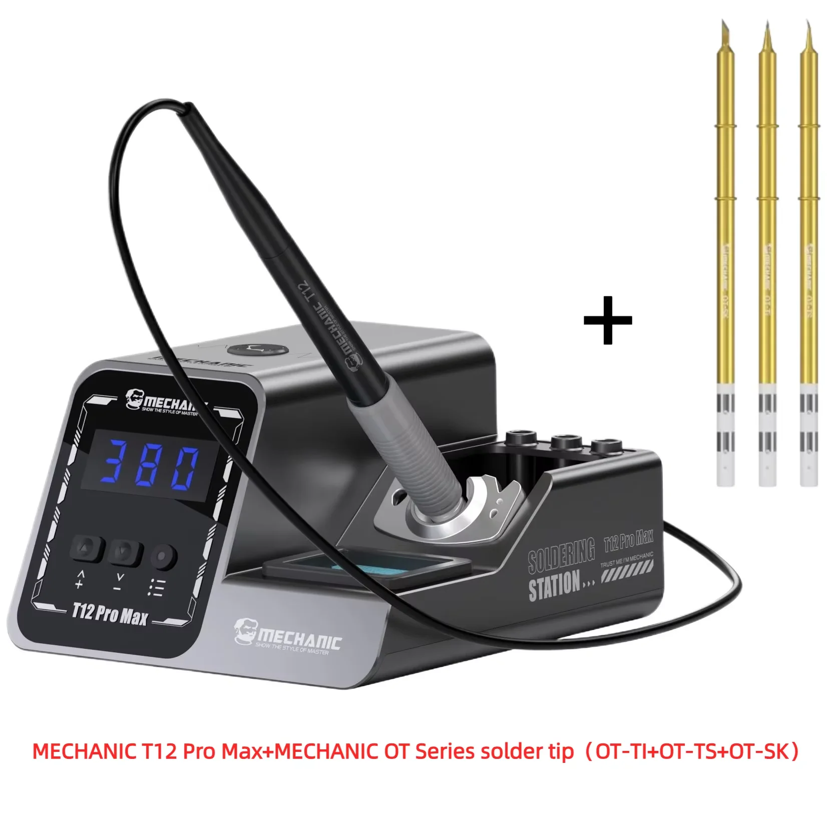 mechanic-t12-pro-max-digital-soldering-iron-station-4s-rapid-heating-with-auto-sleep-handle-for-precision-electronics-work