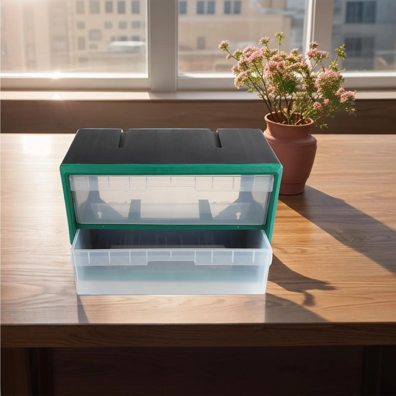 For Home Plastic Storage Box Tool Management Home Organization Orange Factory Equipment Storage Lightweight Material
