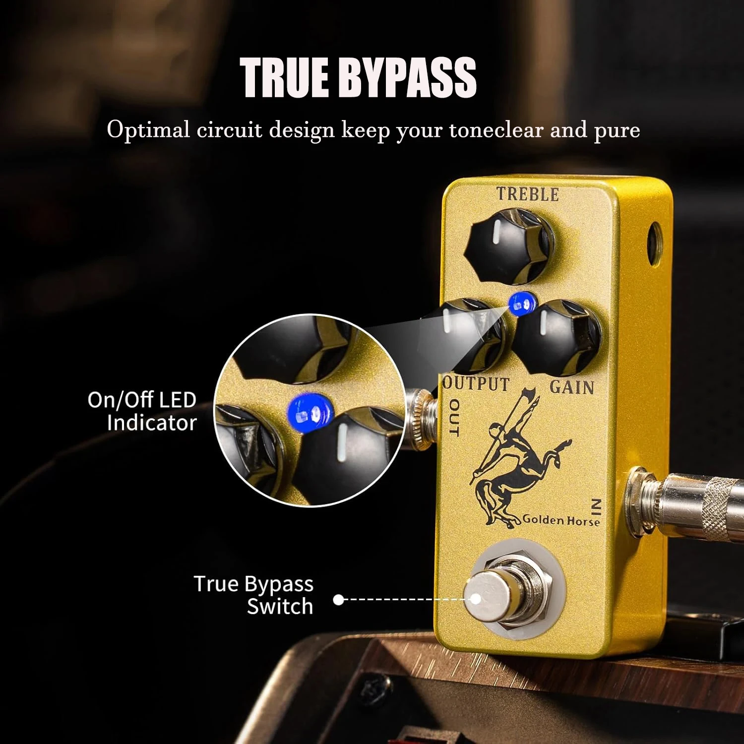 MOSKY Golden Horse Mini Overdr – Looper Pedal Guitar recenzja i cena