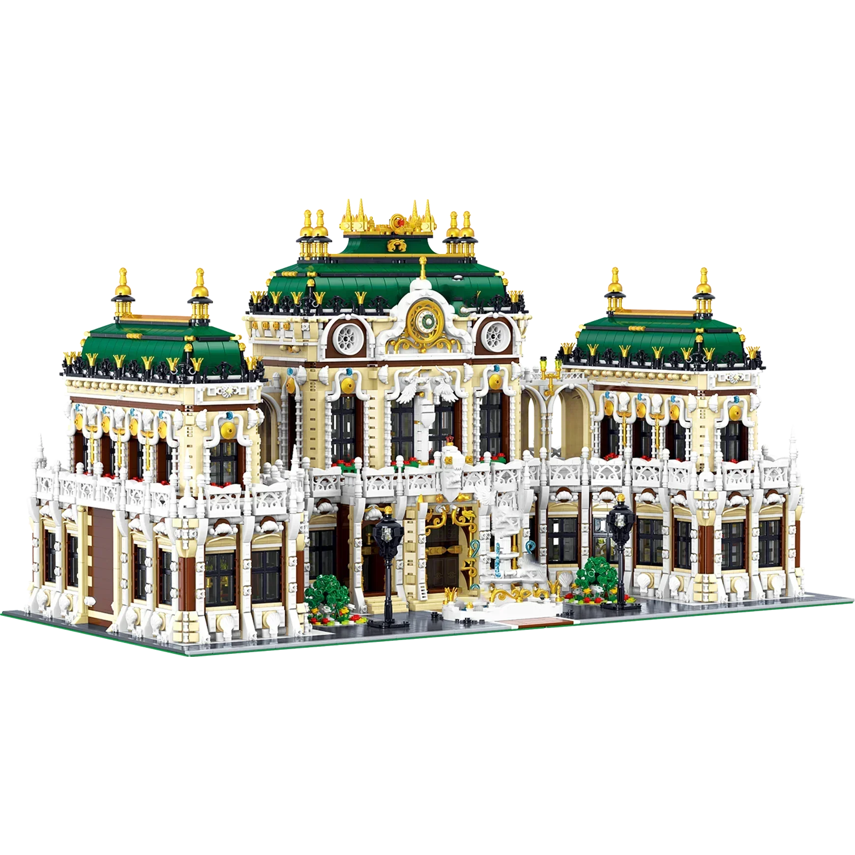 11930PCS Luxus Palace Bausteine Stadt Street View MOC Gebäude Modell Bricks Hohe Schwierigkeit Montage Spielzeug Für Erwachsene Geschenke