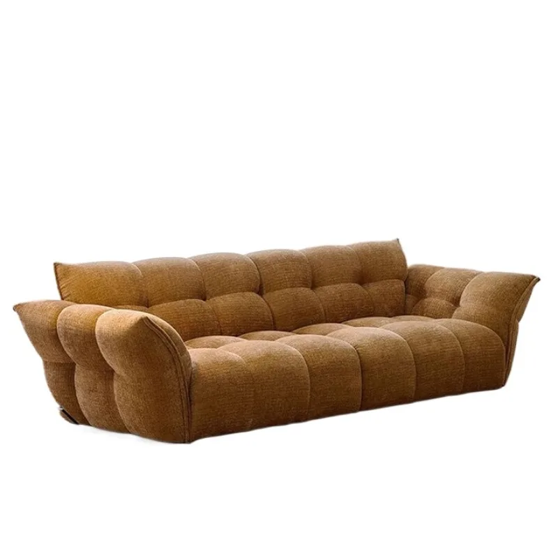 Sofa kain gaya krem Perancis