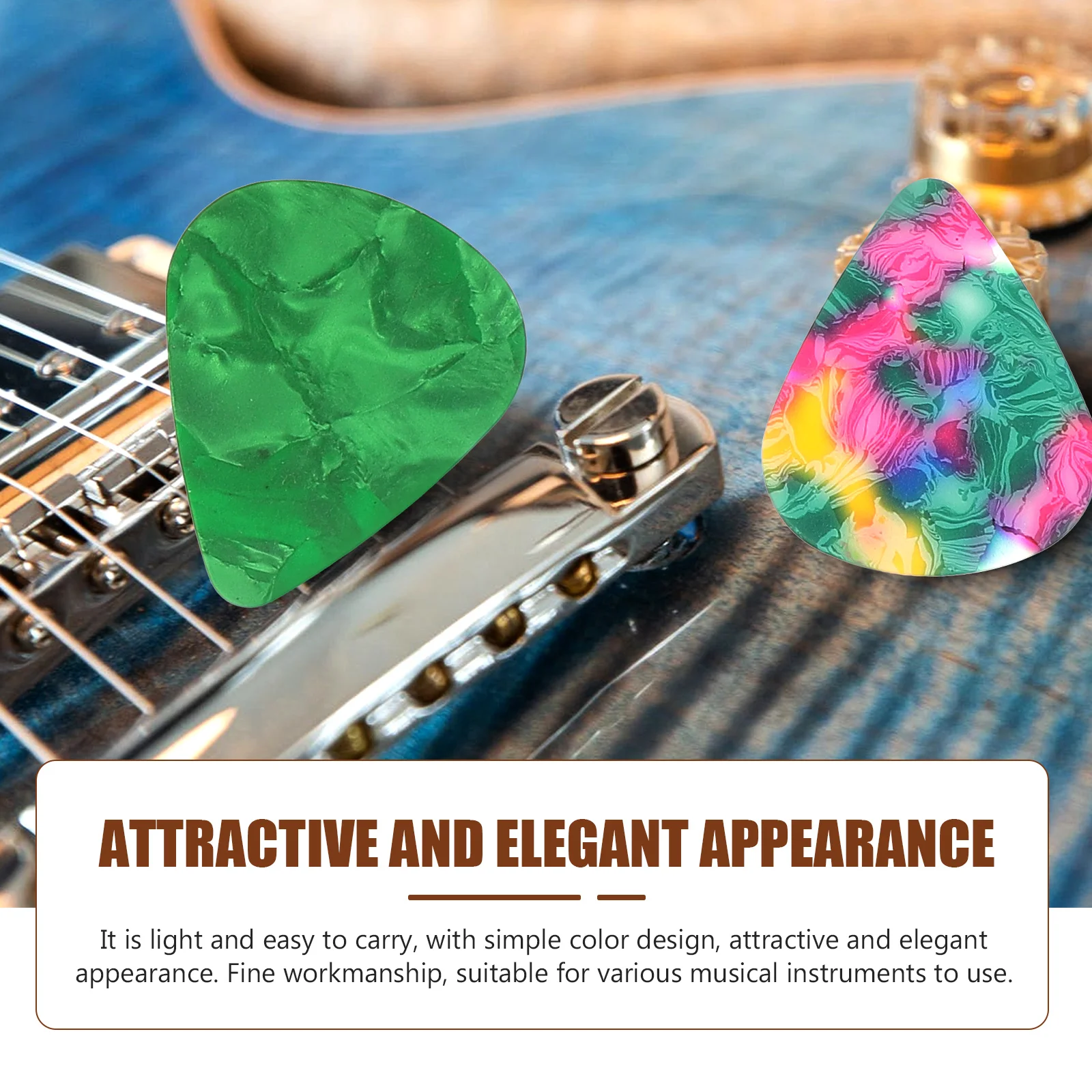 

1Set Dirt-Resistant Guitar Strap Adjustable Nylon Belt Pressured Relief for Acoustic Folk Electric Guitar Includes Picks Set