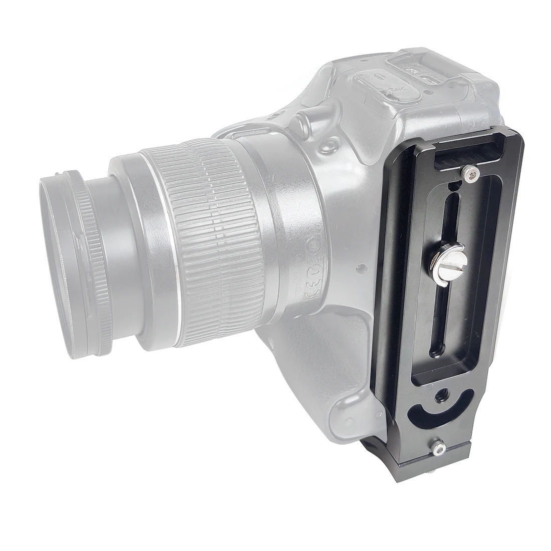 Kamera L Halterung Schnellwechselplatte 1/4" Schraube Schweizer vertikale Filmvideo für Nikon Canon Sony Fuji DSLR Kamera Stativ Kugelkopf – Detail 5